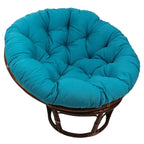 Fauteuil Papasan en rotin Bali 42 po avec coussin en sergé