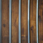 Ensemble de salle à manger d'extérieur extensible 7 pièces en acacia Middlebrook Surfside - 55-79 x 35 x 30h