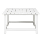 Ensemble de conversation d'extérieur 5 pièces Polytrends Altura avec fauteuils Adirondack et table basse carrée