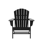 Ensemble de conversation d'extérieur 5 pièces Polytrends Altura avec fauteuils Adirondack et table basse carrée