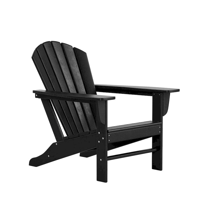 Ensemble de conversation d'extérieur 5 pièces Polytrends Altura avec fauteuils Adirondack et table basse carrée