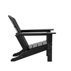 Ensemble de conversation d'extérieur 5 pièces Polytrends Altura avec fauteuils Adirondack et table basse carrée