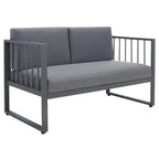 SAFAVIEH Ensemble de salon d'extérieur Holyoke 4 pièces - 49L x 25P x 28H