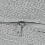 Polytrends Sectionnel de patio sans fin 5 pièces avec cadre gris et sièges profonds