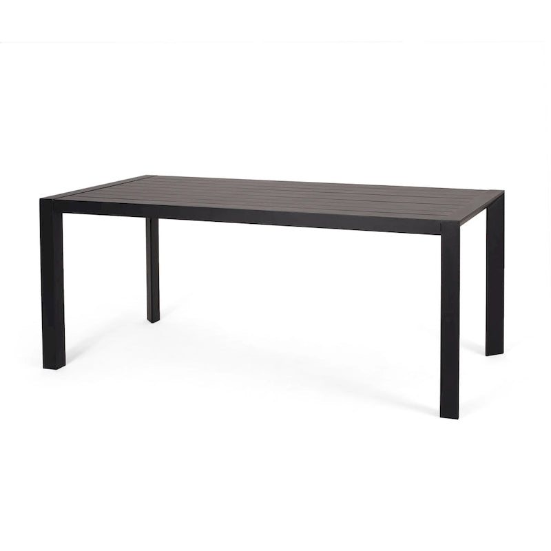 Christopher Knight Home - Emma Ensemble de salle à manger d'extérieur 7 pièces en aluminium et résine