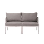 Christopher Knight Home - Canapé d'angle d'extérieur 5 places Ashton avec deux tables basses, assise profonde et coussins moelleux