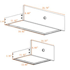 Porte-manteau d'entrée en MDF noir/blanc/marron avec banc à chaussures, panneau perforé, patères et étagères de rangement