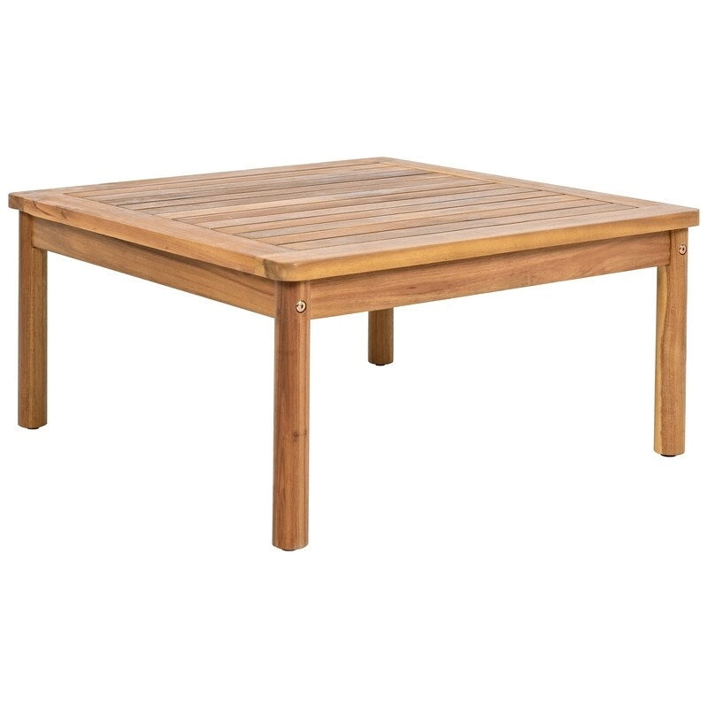 Salon de jardin 3 pièces en bois d'acacia et corde – 75,5 l x 26,75 P x 27,00