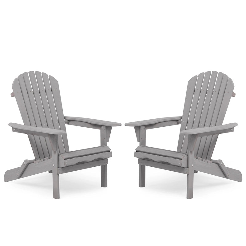 Ensemble de table de bar de patio extérieur, ensemble table et chaises de 5 pièces, ensemble table de bar et tabourets avec chaises Adirondack hautes pour 4
