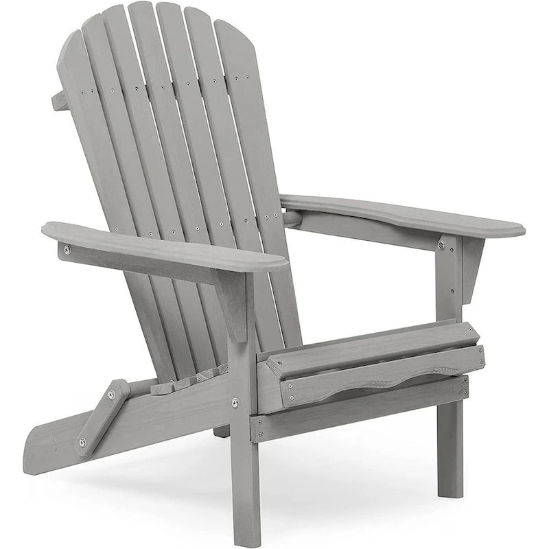 Ensemble de table de bar de patio extérieur, ensemble table et chaises de 5 pièces, ensemble table de bar et tabourets avec chaises Adirondack hautes pour 4