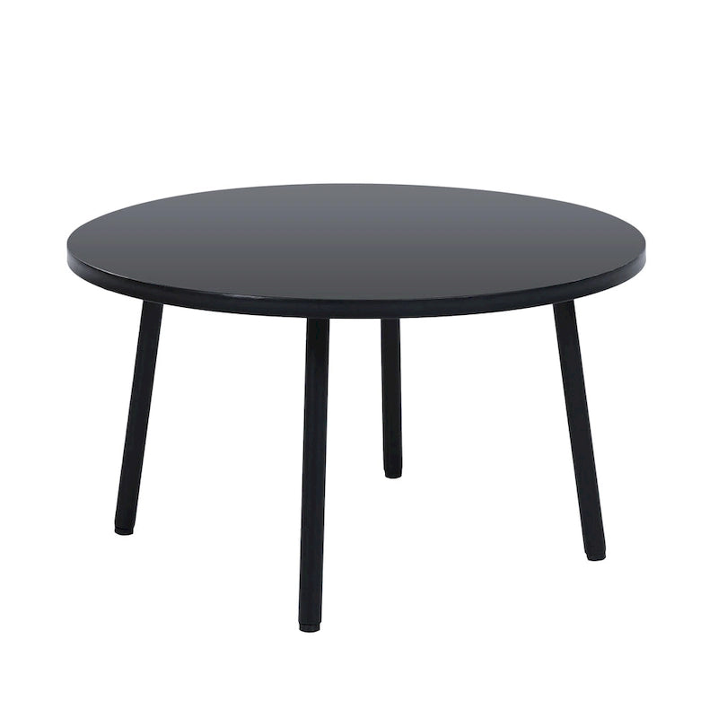 Ensemble de canapé d'extérieur incurvé avec coussins et table basse