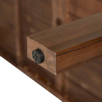 Ensemble de salle à manger d'extérieur 7 pièces pour 6 personnes avec table rectangulaire et chaises avec coussins amovibles