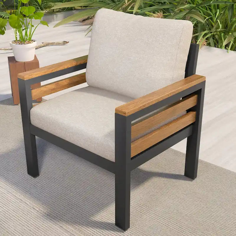 Ensemble de canapé de jardin 4 pièces