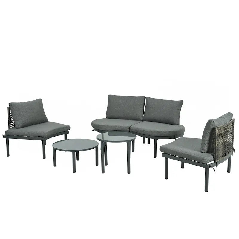 Ensemble de 6 meubles de patio/salon de jardin