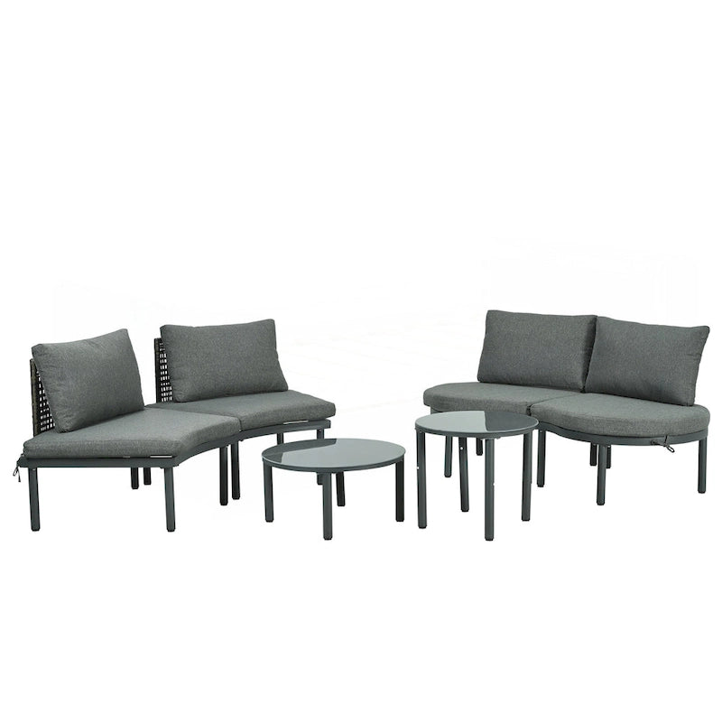 Ensemble de 6 meubles de patio/salon de jardin