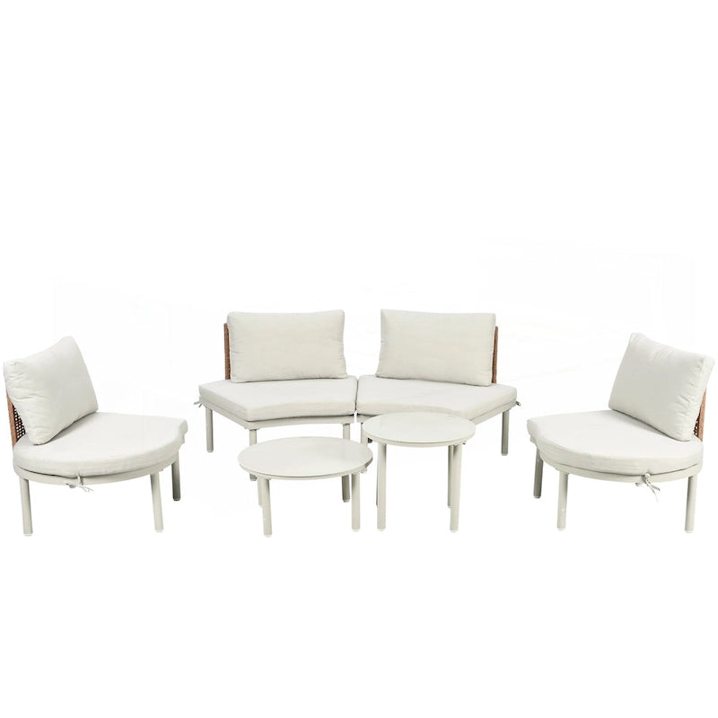 Ensemble de 6 meubles de patio/salon de jardin