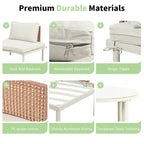 Ensemble de 6 meubles de patio/salon de jardin