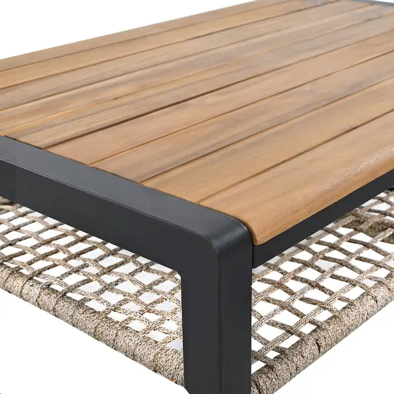 Ensemble de canapé d'angle extérieur 4 pièces