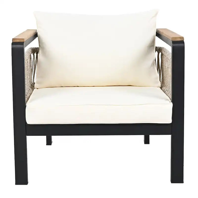 Ensemble de canapé d'angle extérieur 4 pièces