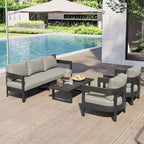 High-Quality Outdoor Seating Set with Thick Cushions