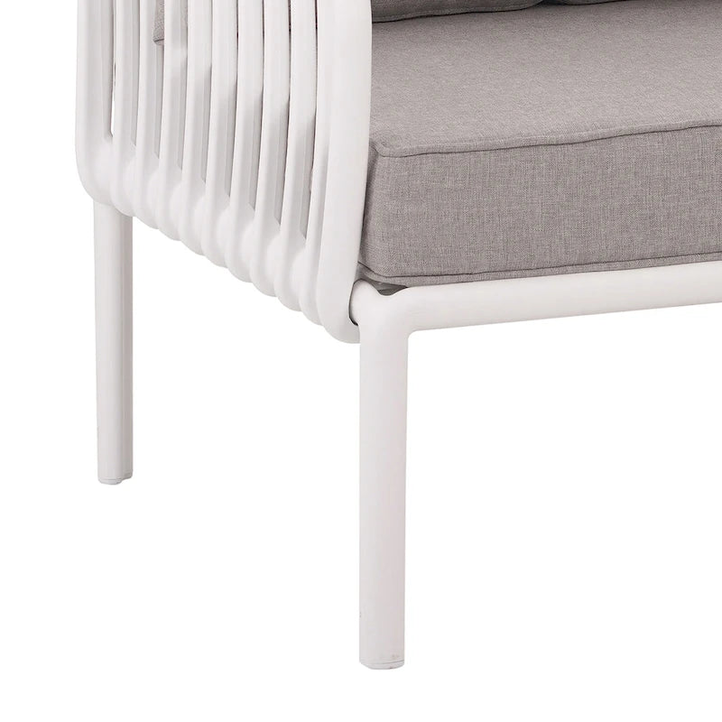 Ensemble de conversation d'extérieur modulaire 5 pièces Roomfitters avec table basse et coussins épais