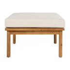 Ensemble de canapés de patio 3 pièces en bois d'acacia et corde pour l'extérieur