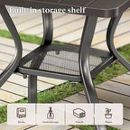 Chaise Balancelle de Jardin avec Coussins Beiges