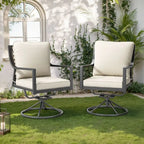 Chaise Balancelle de Jardin avec Coussins Beiges