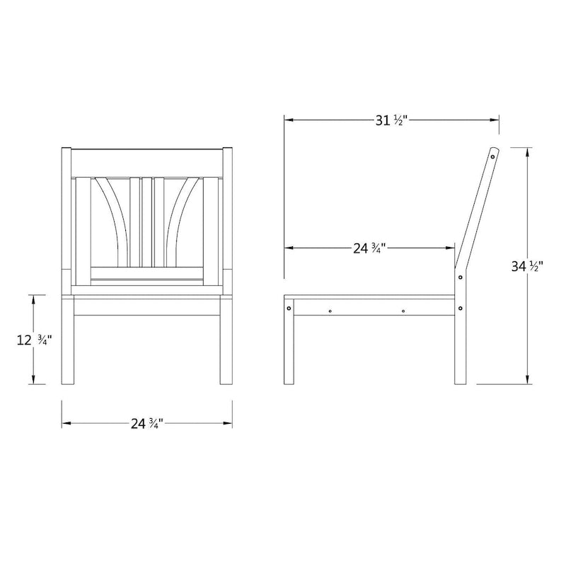 Ensemble sectionnel de patio en teck Cambridge Casual Lowell 6 pièces avec coussins