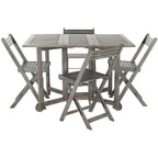 Ensemble de table à manger d'extérieur SAFAVIEH Outdoor Brandy 5 pièces - 43Lx35Px29H