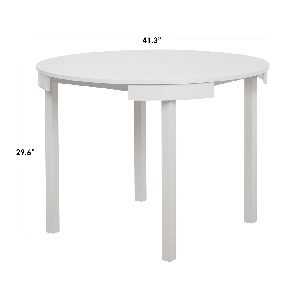 Ensemble de salle à manger rond compact 5 pièces Harrisburg Tobey