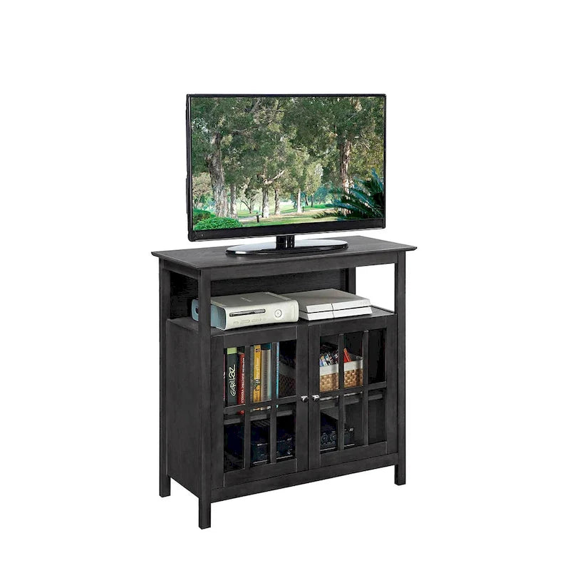 Meuble TV Big Sur Highboy de 40 pouces avec rangements, par Convenience Concepts