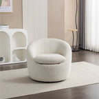 Fauteuil pivotant - Rotation à 360° - Tissu bouclette