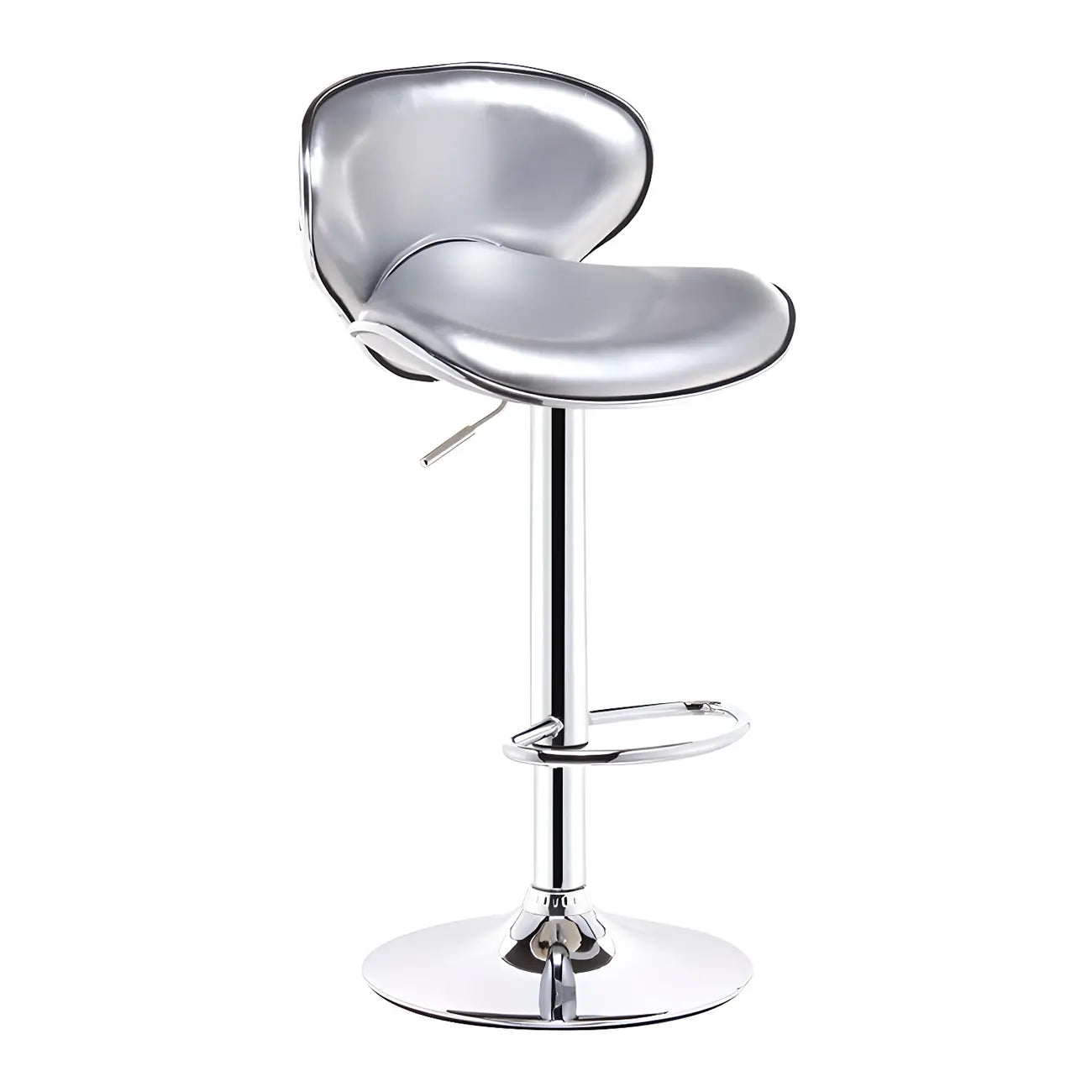 Tabourets de bar pivotants à 360° en similicuir, avec siège baquet réglable en hauteur