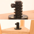 Tabourets de bar modernes en bois avec pivot de comptoir