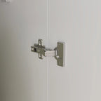 Armoire de chambre autonome à 2 portes avec tringle à vêtements