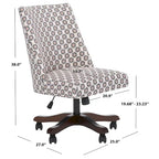 Chaise de bureau SAFAVIEH Meggan - 25Lx27Px38H