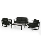 Ensemble de conversation en aluminium Maya Bay de Christopher Knight Home