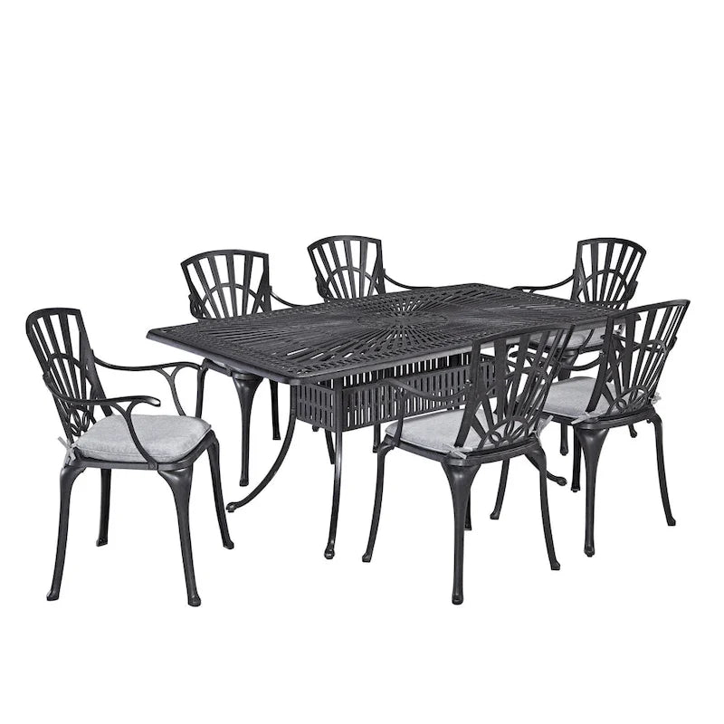 Grenada 7 Piece Dining Set with Cushions by homestyles