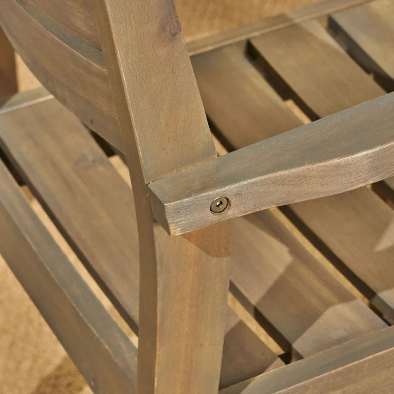 Ensemble de salle à manger d'extérieur 7 pièces en bois d'acacia Stamford avec table ovale de Christopher Knight Home
