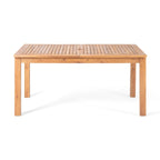 Ensemble de salle à manger extensible 7 pièces en bois d'acacia et osier Haye de Christopher Knight Home