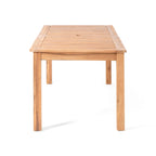 Ensemble de salle à manger extensible 7 pièces en bois d'acacia et osier Haye de Christopher Knight Home