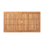Ensemble de salle à manger extensible 7 pièces en bois d'acacia et osier Haye de Christopher Knight Home