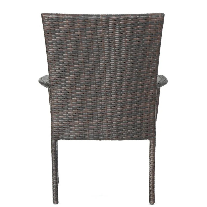 Ensemble de salle à manger extensible 7 pièces en bois d'acacia et osier Haye de Christopher Knight Home
