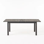 Ensemble de salle à manger extensible 7 pièces en bois d'acacia et osier Haye de Christopher Knight Home