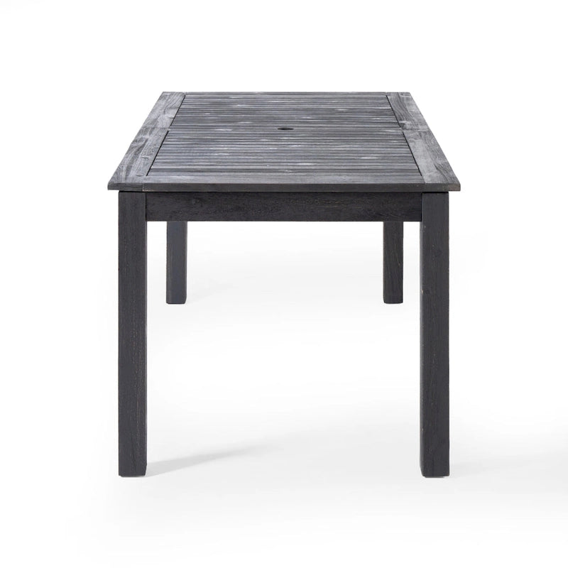 Ensemble de salle à manger extensible 7 pièces en bois d'acacia et osier Haye de Christopher Knight Home