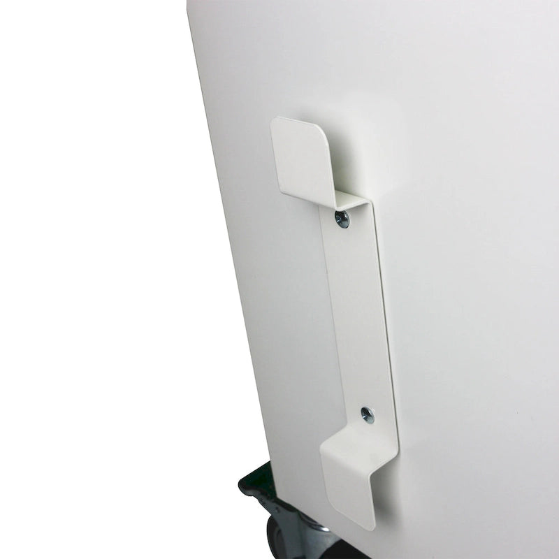 Chariot de recharge mobile en acier blanc pour 35 tablettes/ordinateurs portables
