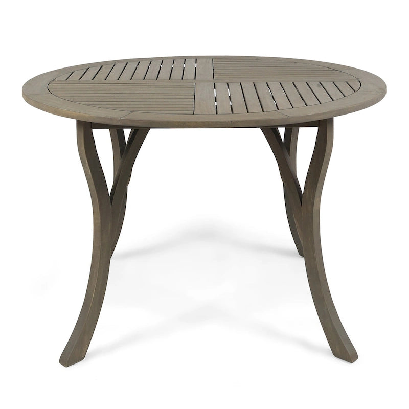 Ensemble de salle à manger Albury 5 pièces en bois d'acacia et osier par Christopher Knight Home - N/A