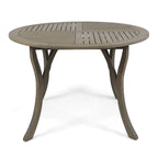 Ensemble de salle à manger Albury 5 pièces en bois d'acacia et osier par Christopher Knight Home - N/A