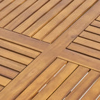 Ensemble de salle à manger Baldwin 5 pièces en bois d'acacia et osier par Christopher Knight Home